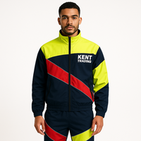 Ensemble coupe-vent léger et personnalisé avec bandes réfléchissantes, respirant, pour homme, idéal pour le sport, les activités de plein air et le streetwear (OEM)