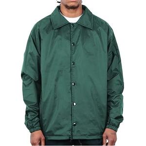 Chaqueta de Entrenador de Moda, Recubierta, Delgada, Antiarrugas, de Lona Lisa Teñida en Color Sólido, con Cuello Camisero, Impermeable y Transpirable - Product Image 1