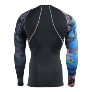 Superventas Dry Rash Guard Sublimación Impreso Compresión cómoda Fitness Manga larga Rash Guard - Product Image 2