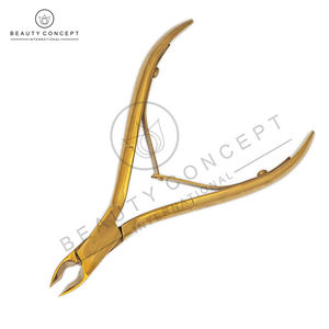 Cortaúñas Profesional de Metal Dorado de Alta Calidad, Duradero, con Abertura de Mandíbula Ancha, Impresión de Logotipo Personalizado, Concepto de Belleza - Product Image 6