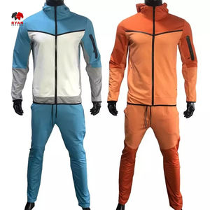 Men's Custom <b>Tracksuit</b> Stand Collar Soft Breathable Material Stylish Design Durable <b>Stitching</b> Custom Logo - Product Image 2