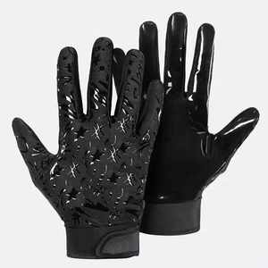 Gants de football américain robustes créés pour les joueurs de ligne assurant la ténacité du contrôle de l'adhérence et le rembourrage de la paume pour la protection - Product Image 4