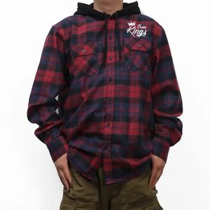 Camisas a Cuadros Estilo Leñador, 100% Algodón Teñido, Etiqueta Personalizada, Camisa Clásica de Franela, Venta al Por Mayor - Product Image 3