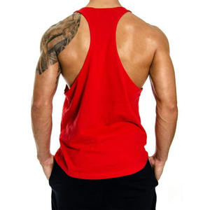OEM unisexe 100% coton Gym Singlets gilet hommes surdimensionné musculation Stringer débardeurs unisexe vêtements d'entraînement - Product Image 6