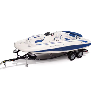 Bateau de travail professionnel élégant 2025, remorque de loisirs sportifs pour la pêche et les aventures en famille, bateau à moteur hors-bord de 23 pieds avec propulsion à jet - Product Image 5