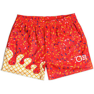 Short en maille à sublimation personnalisée pour hommes enfants glace pour la crème inspiré de la formation course à pied et sports de baseball taille moyenne avec devant - Product Image 5