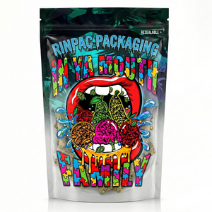 Bolsa de Embalaje Personalizada con Forma de Arcoíris, Holográfica, Resellable, de Mylar, con Cierre, para Leche y Alimentos para Mascotas - Product Image 5