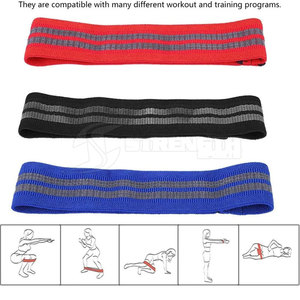 Banda de resistencia Hip Circle para activación de glúteos, entrenamiento de piernas, sentadillas, hip thrusts, entrenamiento físico. - Product Image 6