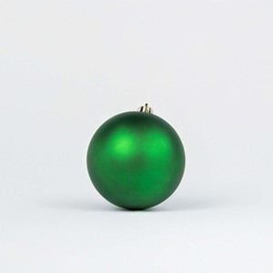 2 Piezas de Adornos Navideños de Plástico Verde, Bolas Colgantes de 20 cm de Diámetro para Decoración de Árboles - Product Image 1
