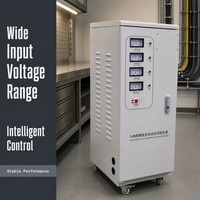 Régulateur de tension stabilisateur triphasé automatique série SJW avec protection contre les courts-circuits pour usage industriel