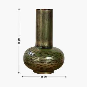 Vase à fleurs en métal vintage de luxe nouveau design fabriqué à la main Accent de table flacon pour les décorations pour la maison - Product Image 3