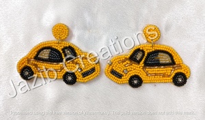 เครื่องประดับทำมือปี 2025 ต่างหูแฟชั่นปักลูกปัด งานฝีมือ ดีไซน์สวยงาม ปักด้วยด้ายไหม ของขวัญสำหรับผู้หญิงและเด็กผู้หญิง - Product Image 4