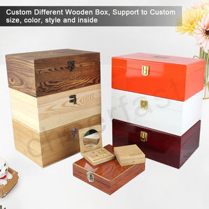 La boîte est tachée à la main et l'artisan essaie une apparence rustique et attrayante ou un Look Vintage boîte en bois personnalisée Diy - Product Image 6