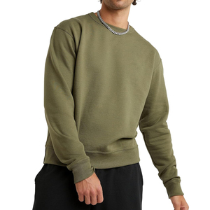 Sweat-shirts personnalisés avec logo pour hommes, de haute qualité, manches longues, couleur unie, col rond, uni, teinture unie, sweat-shirt d'hiver - Product Image 1