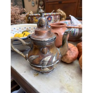 กาต้มกาแฟและกาน้ำชาแบบตุรกี ทำจากทองเหลืองคุณภาพสูง ชุบแบบโบราณ สำหรับใช้ในบ้าน ร้านกาแฟ และร้านอาหาร จากผู้ผลิตในอินเดีย - Product Image 1