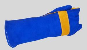 Gants en cuir de vache fendu pour hommes et femmes, antidérapants, anti-chaleur, anti-coupure Caractéristiques Latex Protection de sécurité pour les aliments au feu Autre - Product Image 5