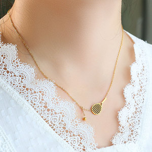 Trendy Waterproof and Tarnish Free 316l Stainless Steel Tennis Wholesale Custom 18k Gold Plated Fine Jewelry Set for Women - Product Image 2