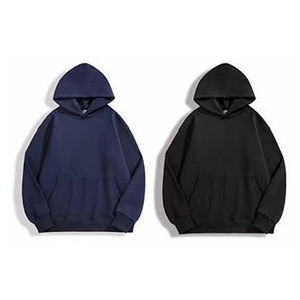 Bordado personalizado Impresión digital 500gsm Sudadera con capucha de invierno 100% Algodón Poliéster Sólido para hombres Mujeres Hecho Lienzo Personalizado en blanco Polar - Product Image 3