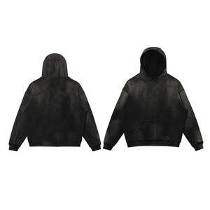 Vente en gros de sweats à capuche en coton mélangé respirant avec tissage au crochet réglable pour l'hiver - Product Image 6
