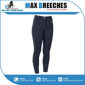 Pantalones de montar a caballo de asiento completo para mujer al mejor precio logotipo personalizable protectores y calentadores de pierna de nailon y silicona - Product Image 3