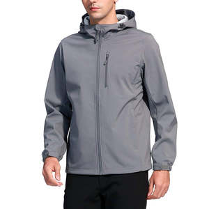 Veste en cuir softshell personnalisée en gros de qualité supérieure coupe-vent d'hiver imperméable 2025 coupe ajustée - Product Image 4