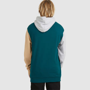 Sweat à capuche polaire color block pour homme – Style streetwear décontracté et confortable pour le quotidien et les voyages - Product Image 4