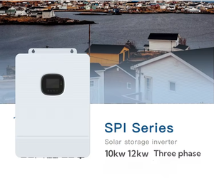 電源インバーターEU 12kw 230V 400V AC 3相オフグリッド純粋正弦波ハイブリッドインバーター - Product Image 6