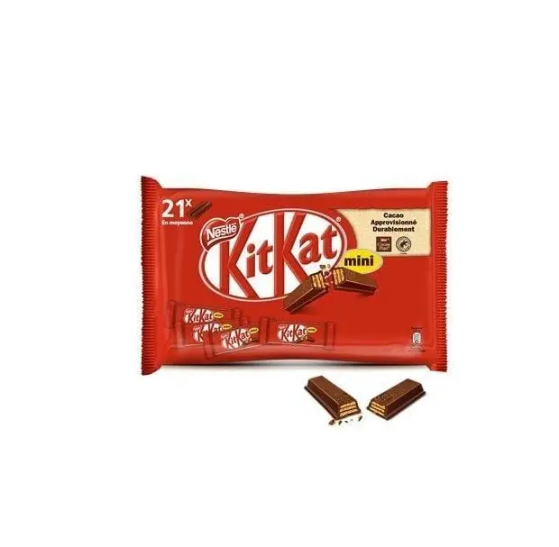Kit kat chunky bar ราคาถูก - KitKat มินิช็อคโกแลตบาร์ (x21) 350g