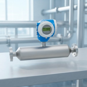 Débitmètre massique Coriolis E+H 80I DN80 Titane 316L 4-20mA HART IP67 Densité Massique Température ATEX Liquide Gaz Huile Vente en Gros - Product Image 1