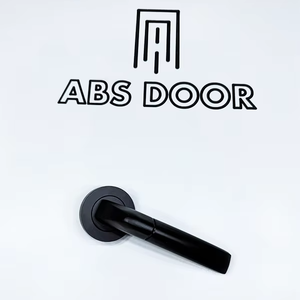 Poignée de porte ABSDOOR moderne en acier noir mat, ouverture à droite, installation facile, garantie 1 an, Turquie, villa, hôtel, appartement - Product Image 3