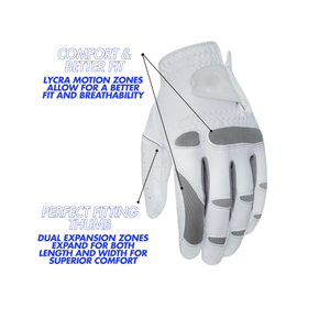 Gants de golf en cuir véritable de haute qualité pour hommes, avec taille et logo personnalisés, respirants et légers, best-sellers - Product Image 5