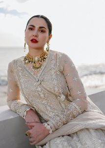 ชุดเดรสงานเลี้ยงแบบไม่ต้องเย็บติดกัน ยอดขายอันดับต้นๆ ปี 2026 ชุดเดรสแบบ Salwar Kameez ความยาวปกติ ดีไซน์ใหม่ งานฝีมือแบบอินเดีย-ปากีสถาน - Product Image 3