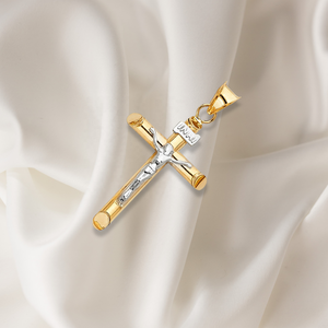 Pendentif Croix Chrétienne Personnalisable en Plaqué or Accessoires Religieux Tendance à la Mode avec Emballage de Logo Personnalisé - Product Image 5