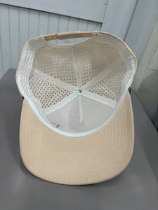 หมวกเบสบอล OEM เวียดนาม ตัดด้วยเลเซอร์ ระบายอากาศได้ดี 5 ชิ้นส่วน ปีกโค้ง พร้อมเชือก ปักโลโก้ตามสั่ง สำหรับกิจกรรมกลางแจ้ง - Product Image 5