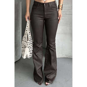 <span class=keywords><strong>Pantaloni</strong></span> a Zampa d'Elefante Stile Spagnolo a Vita Alta, Traspiranti e Comodi - Product Image 4