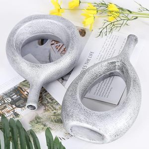 Exporter of Aluminium Metal Flower Pot Wholesale Top Quality Metal Flower <b>Vase</b> With <b>Beautiful</b> Polish Finished - Product Image 3