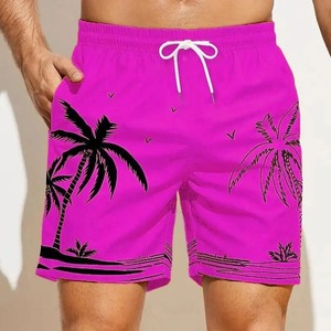 Shorts d'été personnalisés pour hommes 100% coton Vêtements quotidiens décontractés Fermeture éclair Braguette Taille élastique Style de la rue Shorts pour hommes à poches solides - Product Image 2