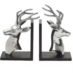 Sujetalibros hecho a mano de diseño simple, nuevo estilo, la mejor calidad, Color dorado, soporte decorativo para libros de Metal, decoración de Villa y granja - Product Image 6