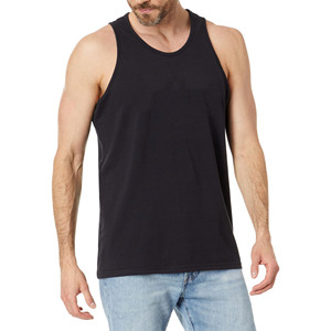 เสื้อกล้ามผู้ชายผ้าฝ้ายระบายอากาศได้ดีพร้อมโลโก้ออกแบบได้เอง - Product Image 4