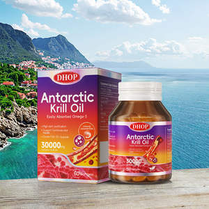 Énergie et Force avec l'Huile de Krill Oméga 3 – Capsules Marines Naturelles d'Antarctique en Gélules Molles pour une Consommation Quotidienne et un Soutien Énergétique Quotidien en Gros - Product Image 1