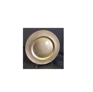 Assiettes rondes en laiton martelé de 13 pouces Offre Spéciale cuivre pour les mariages et les fêtes pour servir à manger - Product Image 4