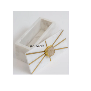 Cajas Decorativas de Mármol de la Mejor Calidad, Elegantes Cajas de Almacenamiento para el Hogar de Mármol Blanco Gorges a los Precios Más Bajos - Product Image 3