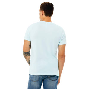 Camiseta Casual de Cuello Redondo 100% Algodón, Corte Regular, Suave, Elástica, Manga Corta, Antiarrugas, Secado Rápido, Tejido de Punto, Elegante y Versátil - Product Image 3