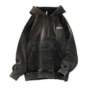 Vêtements de mode Utilisation en plein air Hommes Distressed Hoodies Street Wear Bas quantité minimale de commande Distressed Hoodies Pour Hommes - Product Image 1