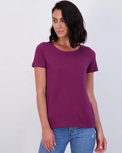 โปรดิวเซอร์เสื้อยืดคอกลมแขนสั้นผ้าฝ้ายคลาสสิกสำหรับผู้หญิง - Product Image 5