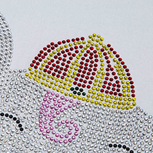 INDEX APPAREL เสื้อยืดลายการ์ตูนหนูประดับเพชรสำหรับผู้ชายสีดำแขนสั้นคอกลมเสื้อเจอร์ซีย์ลำลองทรงพอดีตัว - Product Image 4