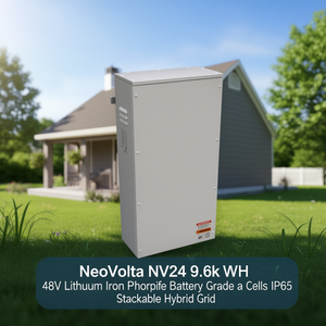 Batterie au lithium fer phosphate NeoVolta NV24 9,6 kWh 48 V, cellules de qualité A, IP65, empilable, hybride, pour réseau - Product Image 3