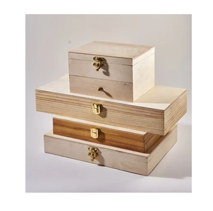 <b>Wood</b> <b>Jewelry</b> Gift <b>Box</b> for Business Gifts Crafts Desktop Rectangular Solid <b>Wood</b> <b>Jewelry</b> Gift Packaging <b>Box</b> - Product Image 3