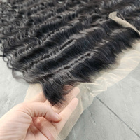 Paquete de extensiones de cabello humano crudo vietnamita PREMIUM SDD 100% Onda profunda y encaje frontal de 13x4 Hd Longitudes 10-30 pulgadas a granel