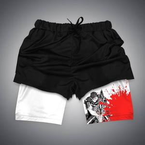 Vente en gros de shorts de compression pour femmes avec doublure personnalisés 2 en 1 esportivo shorts de gym pour femmes en maille avec poche - Product Image 6